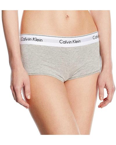 Calvin Klein Modern Cotton, Mutande da Donna, Colore Grigio (Grey Heather 020), Taglia XL