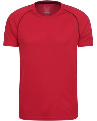 Mountain Warehouse Shirt - atmungsaktives -T-Shirt zum - Rot