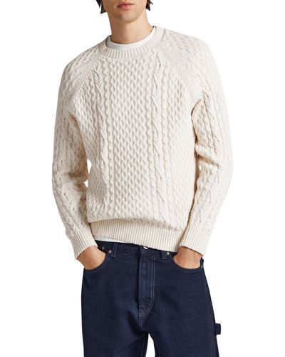 Pepe Jeans Sly Pullover Jumper - White