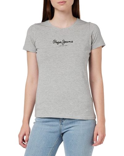 Pepe Jeans New Virginia T-Shirts - Gris