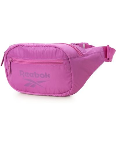 Reebok Lyla Lightweight Waist Belt Bag - Crossbody Bag For - Purple
