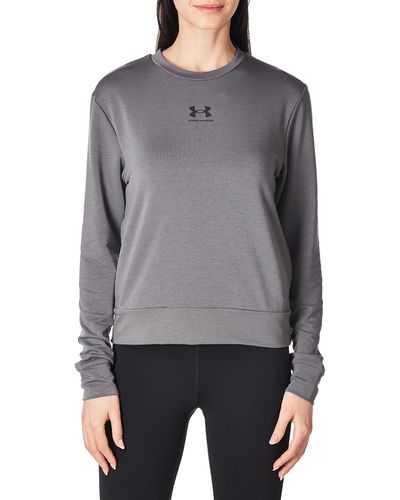 Under Armour S Rival Terry Crew - Gray