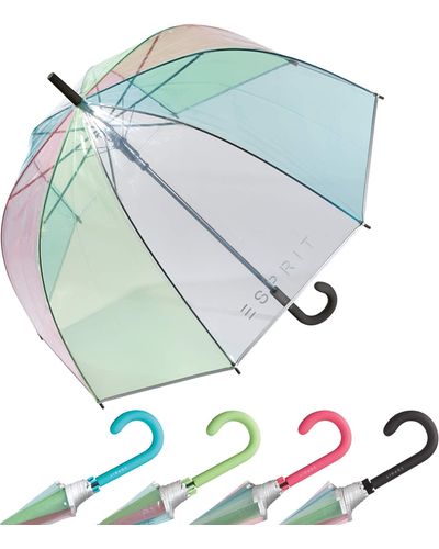 Esprit Paraplu Long Ac Domeshape Rainbow - Meerkleurig