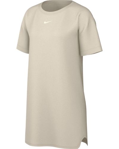 Nike W NSW Essntl SS Dress Tshrt Vestito da Tennis - Neutro