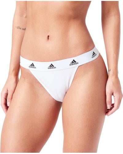 adidas Sports Underwear Tanga Strings - Blanc