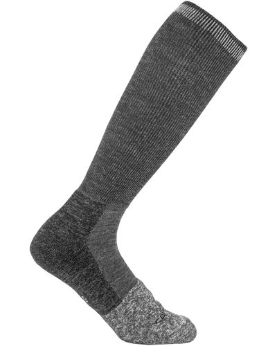 Carhartt Twin Knit Midweight Steel Toe Boot Sock - Gray