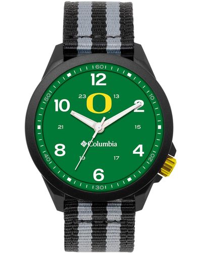 Columbia Mens Crestview Oregon Nylon Strap Watch - Css10-115 - Green