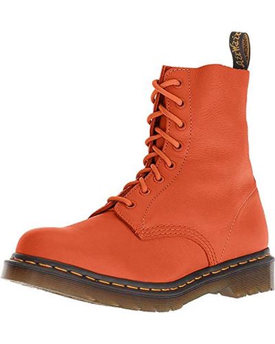 Dr. Martens 1460 Pascal Ankle Boots - Orange