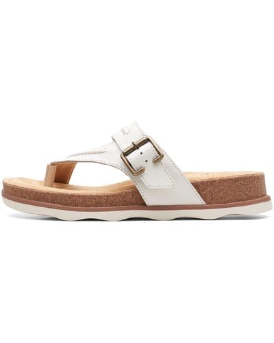 Clarks Brynn Madi Platte Sandalen Voor - Meerkleurig