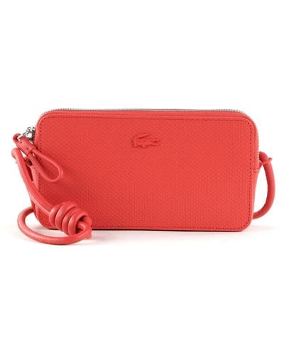 Lacoste Chantaco Phone Clutch Energie - Rot