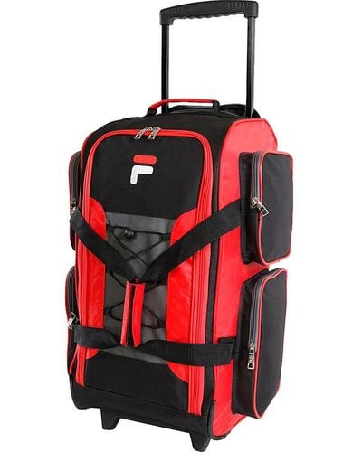 Fila 22" Lightweight Carry On Rolling Duffel Bag - Red