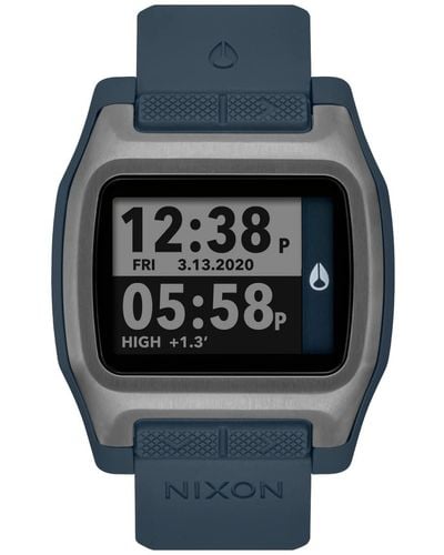 Nixon High Tide A1308-100m Water Resistant Digital Surf Watch - Mehrfarbig