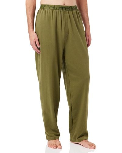 Calvin Klein Sleep Pant 000NM2386E Pantalones - Verde