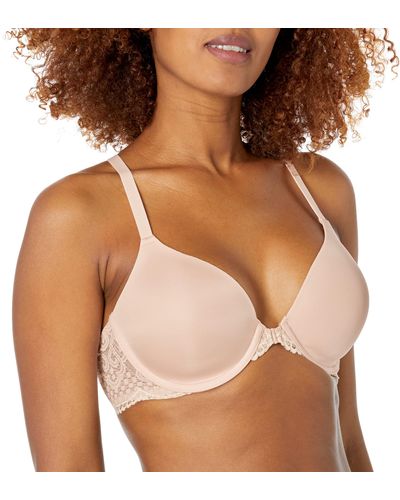 Maidenform Womens One Fab Fit Full Coverage Lightly Padded Racerback Underwire T-shirt 07112 T Shirt Bra - Brown