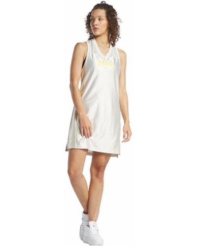 Reebok Basketball Jersey Dress Skirt - White