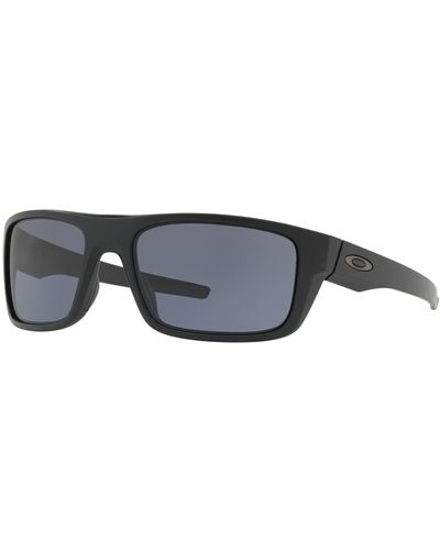 Oakley Drop Point Sunglasses Matte Black With Grey Lens + Sticker