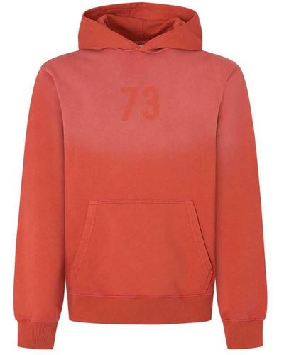 Pepe Jeans Row Hoodie M - Rosso