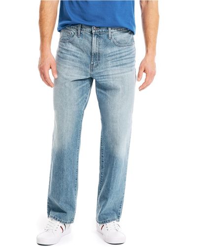 Nautica Loose Fit 5 Pocket Pant Jeans - Blau