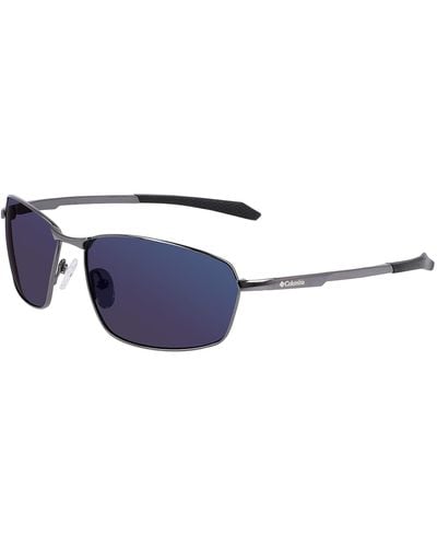 Columbia Fir Ridge Polarized Rectangular Sunglasses - Blue