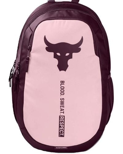 Under Armour Project Rock Brahma Backpack Level Purple/Rosewater - Pink
