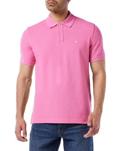 Benetton Polo Shirt M/m 3089j3179 - Pink