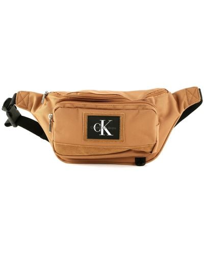 Calvin Klein Ckj Sport Essentials Waistbag Nat Cognac - Zwart