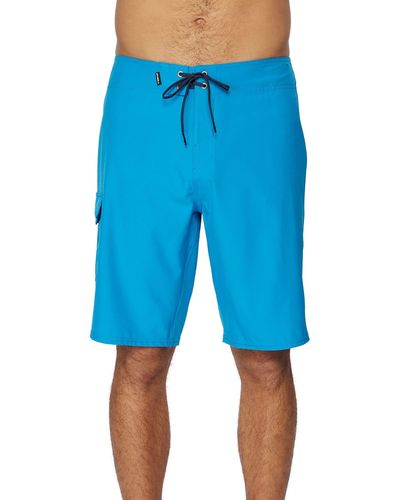 O'neill Sportswear Water Resistant Swim Trunks For With Quick Dry Fabric And - Blue