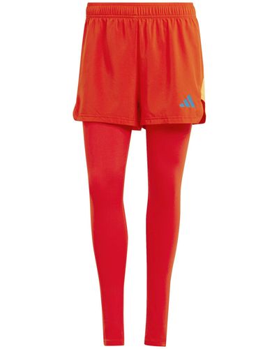 adidas Football – Teamsport Textile – Pantalon de gardien de but Tiro 24 Pro Tight – Pour femme – Rouge – Taille