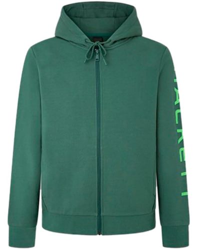 Hackett Hackett Essential Full Zip Sweatshirt M - Green