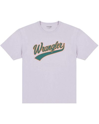 Wrangler T-Shirt con Marchio - Bianco