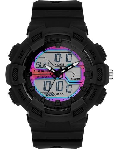Steve Madden Sport Watch Sm/4001rbbk - Black
