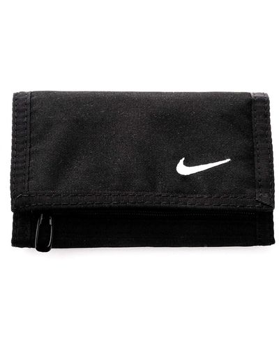 Nike Volwassenen Nia08068ns Travel Accessory- Bi-fold Wallet - Zwart