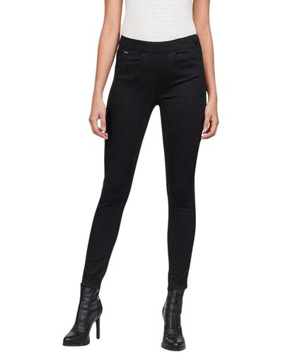 G-Star RAW Citi You High Waist Jegging Ankle Jeans - Black