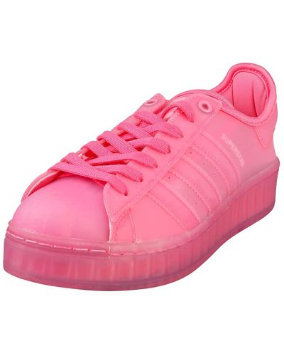 adidas Superstar Jelly Womens Fashion Trainers In Pink - 4 Uk