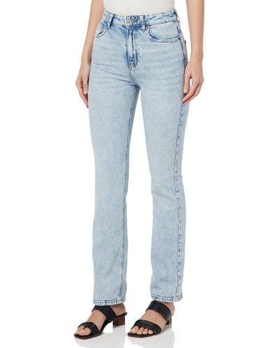 Springfield Jeans Straight Lavado Sostenible Pantalones Vaqueros - Azul