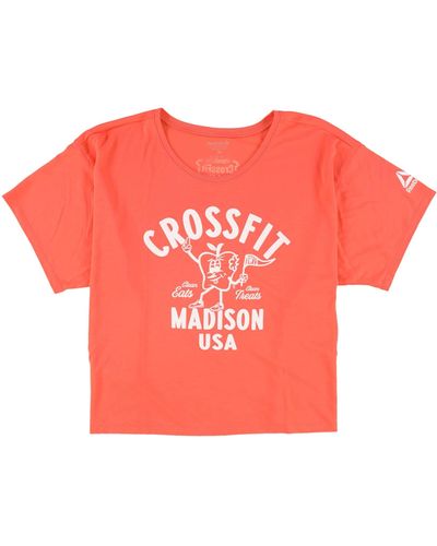 Reebok S Crossfit Madison Usa Graphic T-shirt - Orange
