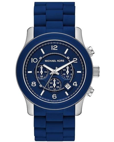 Michael Kors Uhren Analog Quarz One Size Blau 32023569