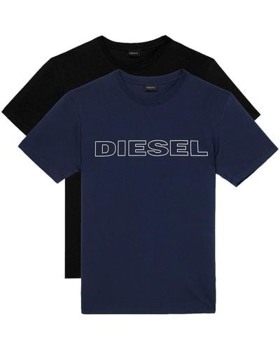 DIESEL Umlt-jake Twopack T Shirt - Blue