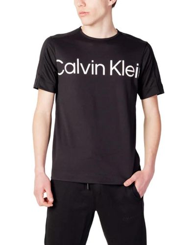 Calvin Klein T-shirt Nera da Uomo 00GMS3K102-BAE - Nero