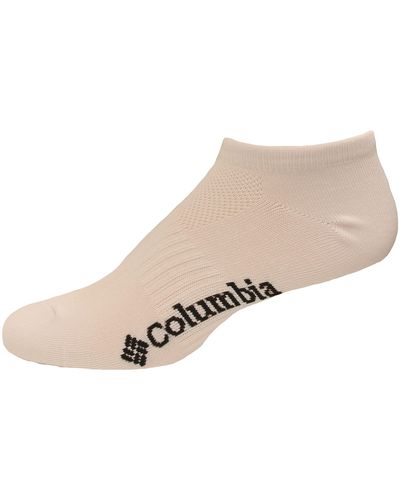 Columbia Flachstrick Solid No Show Socken 3 Paar - Schwarz