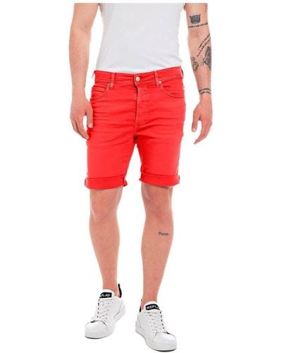 Replay Casual Shorts - Rot