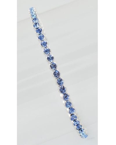 Swarovski Armband mit Straß elastisch - Blau