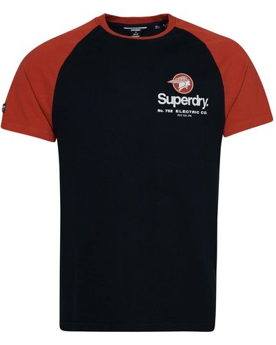 Superdry Vintage Marine T-Shirt-b - Schwarz