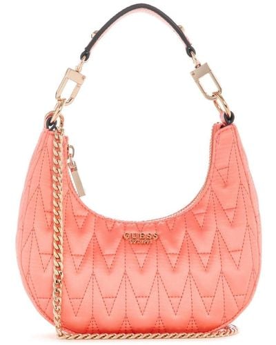 Guess Golden Rock Hobo Coral - Rosa