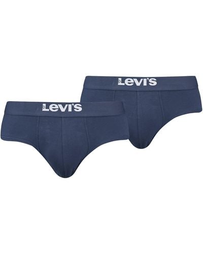 Levi's LEVIS Solid Basic Brief - Blau