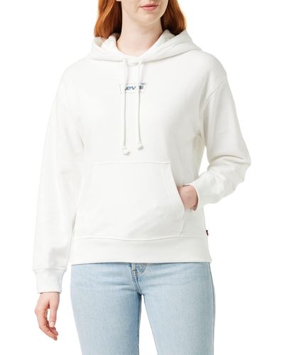 Levi's Graphic Standard Hoodie Sweatshirt - White