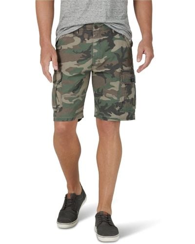Wrangler Jeans Co Cargo-Shorts mit lockerer Passform - Grün