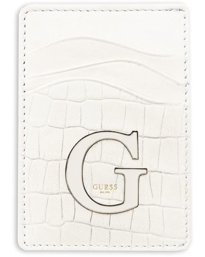Guess Rfid Cardcase Wallet - White