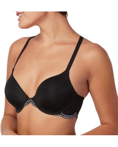 Maidenform One Fab Fit Full Coverage Lightly Padded Racerback Underwire T-shirt Bra 07112 - Black