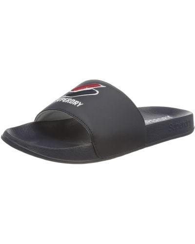 Superdry F3-Tongs Mocassin - Rouge